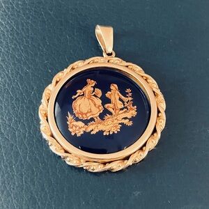 Vintage Limoges France Pendant